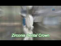 chipping resistance zirconia solid crown with exceptional strength and translucency