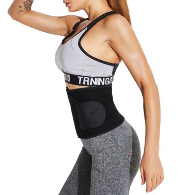 China Hot Selling Eco-Friendly Neoprene Amazon Amazon Body Support Belt Sports Support And Workout Waist Adjustable Sweat Trainer for sale