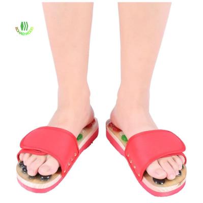 China Portable Foot Massager Shoes, Foot Massage Slippers for Women and Men, Acupressure Massage Shoes Foot Care Shoes for Foot Relaxation (Red for sale