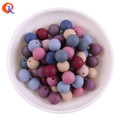 China DIY Jewelry Making Loose Beads Cordial Design 8-20mm Acrylic Accessories Matte Color Mix Chunky DIY Bead Jewelry Solid Beads Hand Made for sale