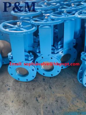 China JIS standard cast steel knife gate valve for sale