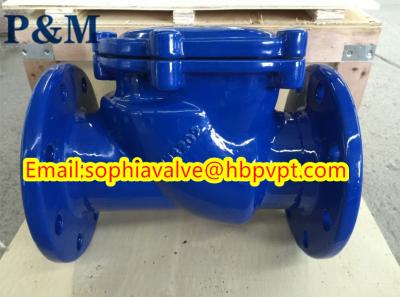 China DIN PN10 PN16 Swing check valve for sale