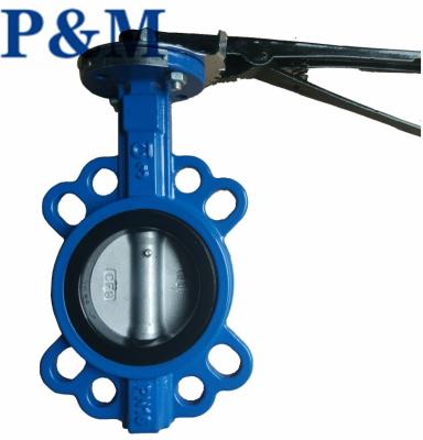 China DIN PN10 PN16 cast iron butterfly valve for sale