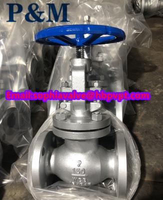 China ASTM A216 WCB ANSI cast steel globe valve for sale