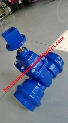 China DN150 PN16 GGG50 Ductile iron socket gate valve for sale