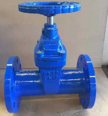 China low pressure PN10 DIN resilient seal F5 gate valve for sale