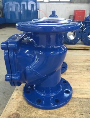 China DIN3202 PN10/16 cast iron flanged swing check valve for sale