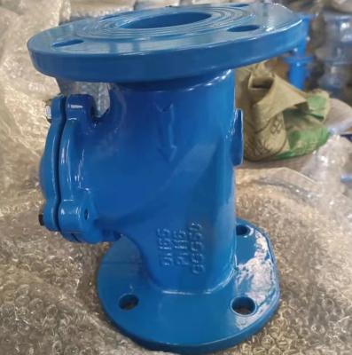 China DN80 PN16 GGG50 DIN3202 F6 ball type check valve for sale