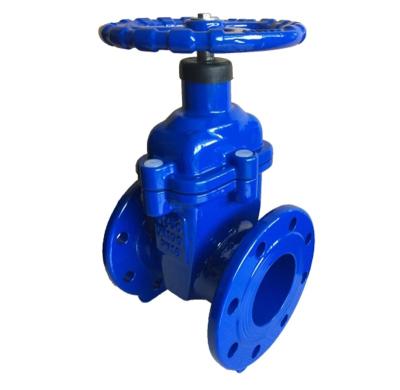 China DIN3352 resilient seal cast iron PN16 gate valve for sale