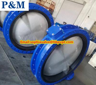 China British standard BS5155 DN600 EPDM flanged butterfly valve for sale