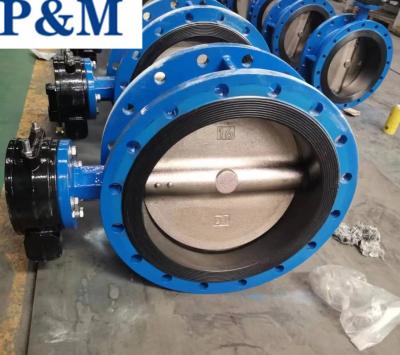 China Ductile iron PN16 flange butterfly valve for sale