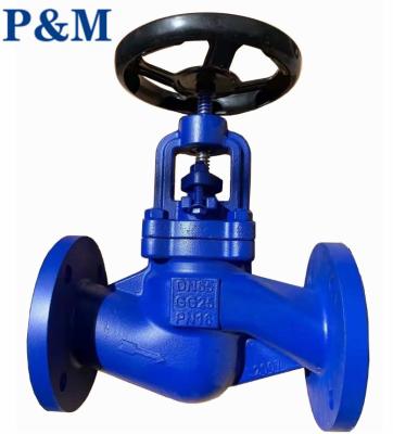 China DN50 PN16 GG25 flanged globe valve handwheel operation for sale