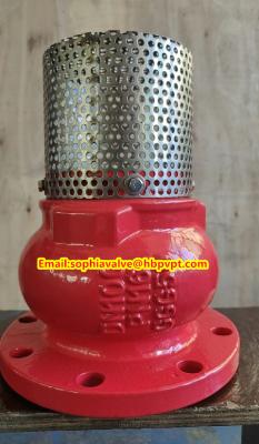 China PN10 or PN16 cast iron flanged foot valve Supplier for sale