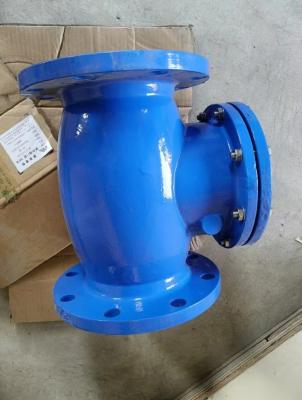 China cast iron DIN resilient seal flanged check valve for sale