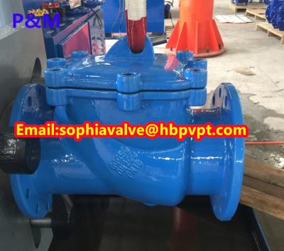 China DN200 PN16 GGG50 DIN swing check valve for sale