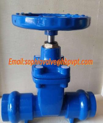 Китай DN50 PN16 GGG50 socket gate valve supplier продается