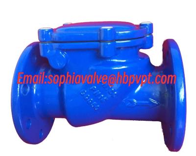 China GGG50 cast iron resilient seal check valve for sale