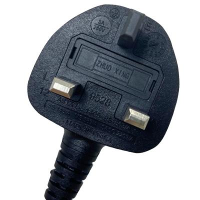 China Residential / General Purpose Appliance Type C13 Connector BS 1363 British Standard Malaysia Plug In 9518 MS Power Wire UK Plug Certified Sign Integrated for sale