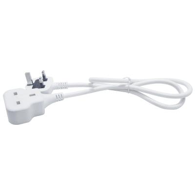 China Residential / General Purpose Power Socket Outlet UK Industrial British Standard Plug To A Socket Outlet Extension Mains Cord Cable for sale