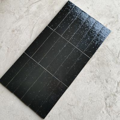 China Modern handmade matte 240*60 black wall tile all-ceramic decoration tile cheap ceramic tile Foshan for sale