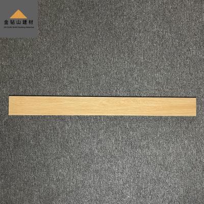 China COLOURSUN Tiles Full Body Modern Wood Border Tiles Wood Border Curb Matte Custom Custom Porcelain Wood Border Tiles for sale