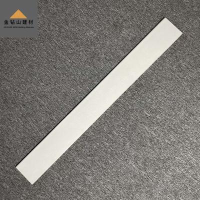 China Foshan modern home floor edging tile polished full body porcelain edging tiles decoration edging custom border tiles for sale