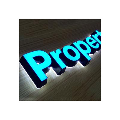 China Buildings Stainless Steel Signage Supplies Led Signs Lighting Acrylic Material Indoor Signage Letter Sign for sale