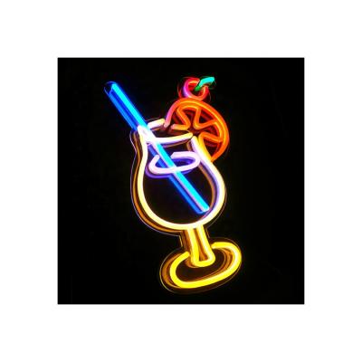 China Building Manufacturer Custom Cafe Neon Light Store Logo Neon Sign LED Outdoor Neon Wall Lights for sale