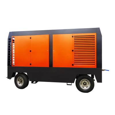 China Industrial Screw Air Compressor Lubricated Diesel With 190 Hp 180 Hp 20 Hp for sale