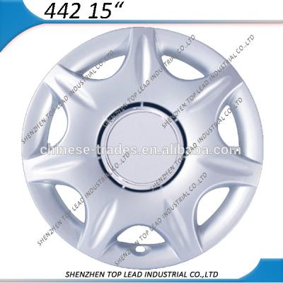 China ABS Silver Rim Cover Plastic Alloy Wheel Rim Covers Painting Wheel Caps For Universal Car Using 15