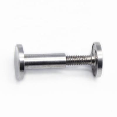 China Turning Parts Shenzhen Custom Aluminum Nonstandard Round Fastener Male And Female Screw for sale