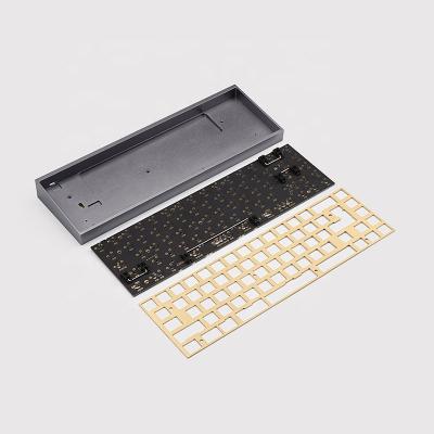 China Custom Universal Industrial Equipment 60 Percent Mechanical Keyboard Stand Setting Plate Aluminum 60% Top Brass Keyboard Plate for sale