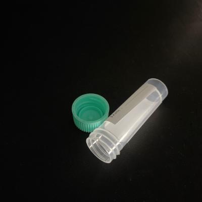 China Lab consumables tube 0.5ml 1.5ml 1.8ml 2ml 5ml 10ml plastic medical cryo vials cryo freezing tubes for sale