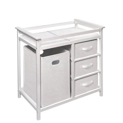 China Modern Solid Wood Color White Best Selling Top Safety Changing Tables For Baby for sale