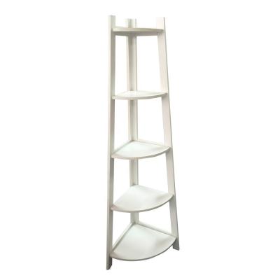 China Stocked Display Rack 5 Tire Storage Shelf Bathroom Corner Shelf for sale