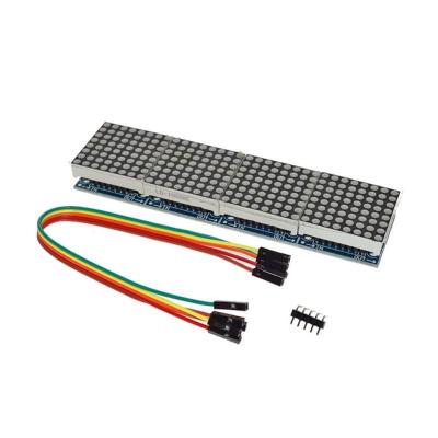 China MAX7219 Dot Matrix Module Red LED 4 in1 8x8 Dot Matrix Display with 5Pin 3.75mm for sale