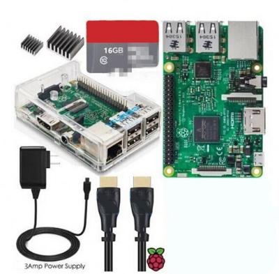 China Newest Raspberry Pi 3 Kit Initiator Learning Kit For Raspberry Pi 3 With 16GB Case Heatsink Edition for sale