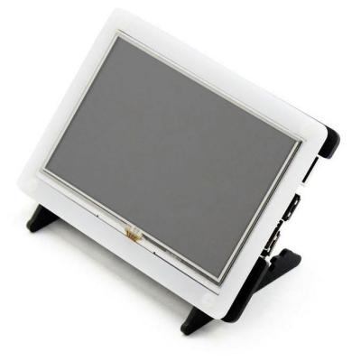 China 5inch (B) LCD (B) 5inch LCD Display (With Black And White Housing) With Resistive Case 800*480 LCD For Raspberry Pi 4 for sale