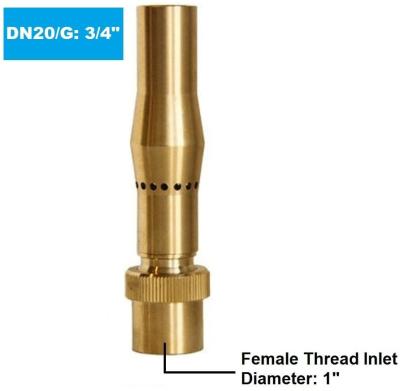 China Fully Brass Forthy 1 2 Inch Dancing Fountain Nozzles for sale