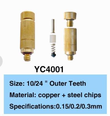 Cina Ugello d'ottone dell'acqua della foschia di iso 80Cc/Min 0.2mm del CE in vendita