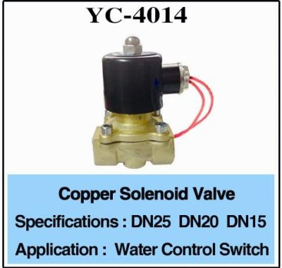 Cina Elettrovalvola a solenoide d'ottone a 1 pollici a 3/4 pollici commerciale dell'acqua in vendita