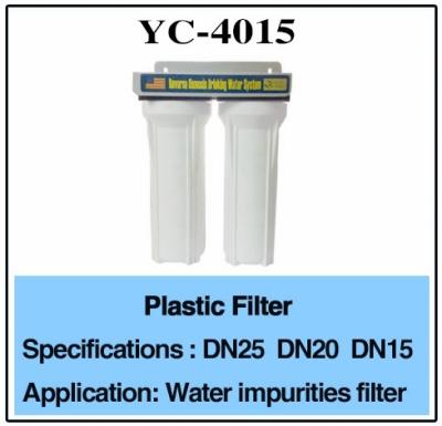 Cina filtro da acqua di plastica di DN25 DN20 di 1/2 di 3/4