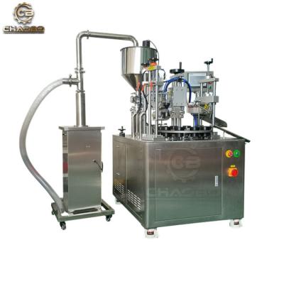 China High Speed ​​Food PE Laminated Ultrasonic Soft Plastic Tube Filler Sealer Cosmetic Cream Tube Filling And Sealing Machine for sale