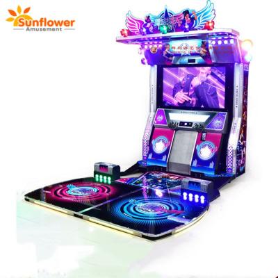 China Popular Dancing Machine Hardware Simulator Coin Operated 3D Motion Feeling Video Game Machine for sale