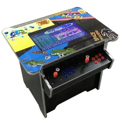 China Hot Selling Retro Wooden Cabinet Cocktail 19inch Arcade Cabinet Table Game Machine for sale