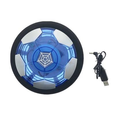 China Kids Indoor Toys Hover Soccer Ball Rechargeable Indoor LED Light Up Air Power Kick Disc Fun Game Christmas Gifts for sale