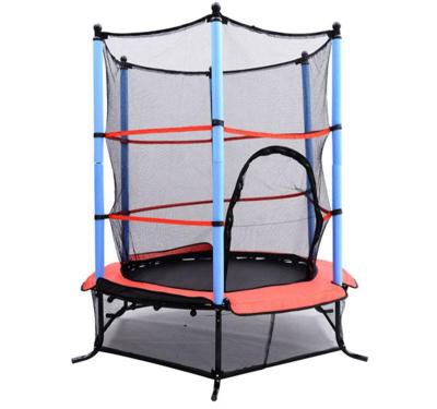 China With Protective Net Trampolines Kids Mini Trampoline With Enclosure Net For Sale for sale