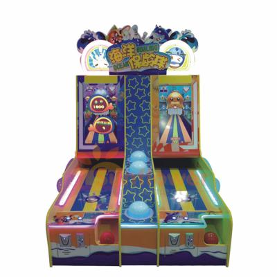 China Factory Price Wooden Marine Theme Arcade Bowling Game, Coin Operated Game Rolling Machine for sale