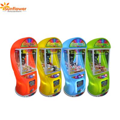 China Plastic + Hardware Mini Gift Vending Game Claw Machine In Super Box2 Coin Operated for sale