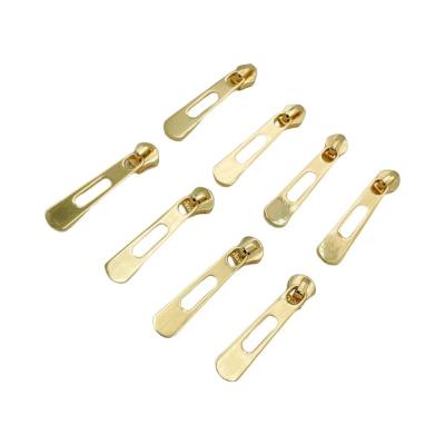 China Custom Fashion Apparel Slider Brand Decorative Metal Zipper Puller Other Logo Metal Zipper Puller for sale